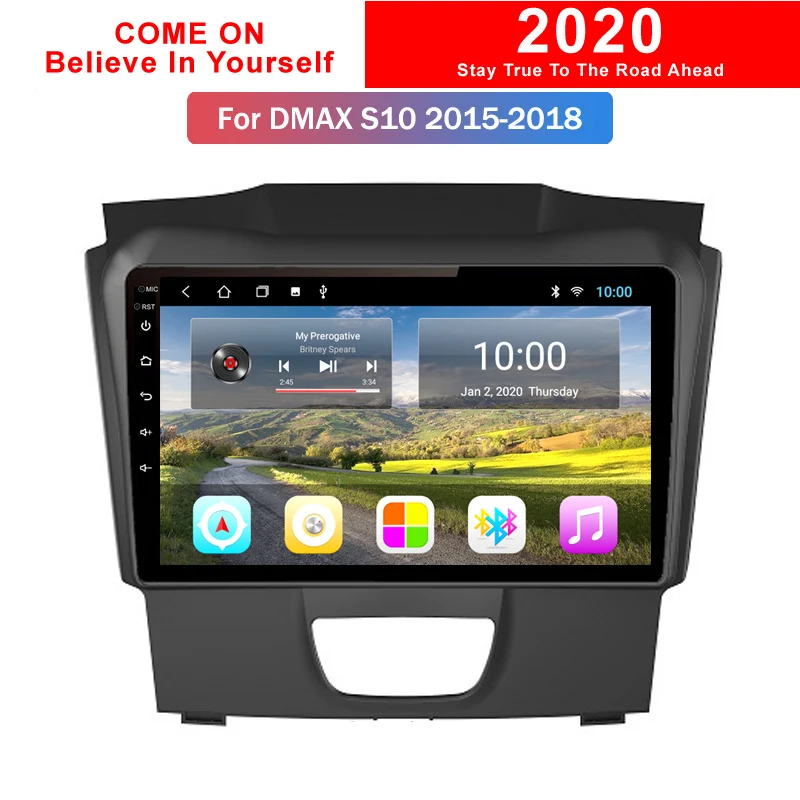 Автомагнитола для Isuzu DMAX 2015, 2 Гб ОЗУ, для Chevrolet S10, Android 9,0, GPS-навигация, экран, мультимедийный плеер, аудио головное устройство Автомагнитола для Isuzu DMAX 2015, 2 Гб ОЗУ, для Chevrolet S10, Android 9,0, GPS-навигация, экран, мультимедийный плеер, аудио головное устройство
