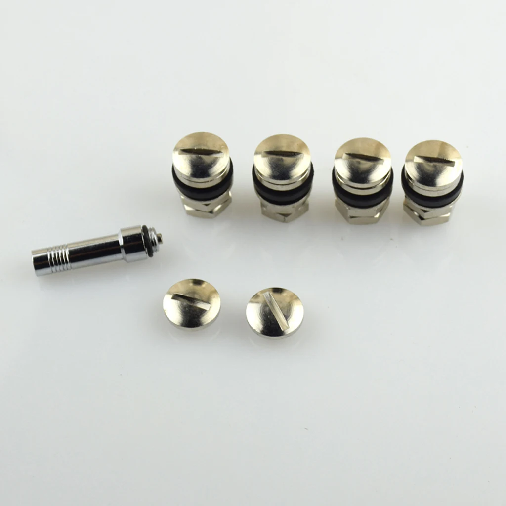 4 Piece Stealth Hidden Valve Stems with Caps for Tire Wheel Rim Car Truck SUV