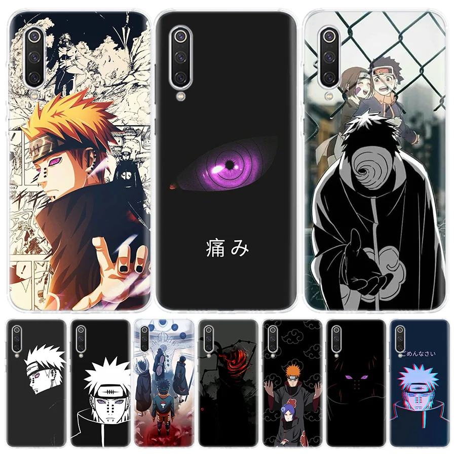 Чехол для телефона Naruto Uchiha Obito Pain Xiaomi Redmi Note 9 8 7 8A 7A 6A S2 K20 K30 8T 9S MI CC9 F1 Pro Модный