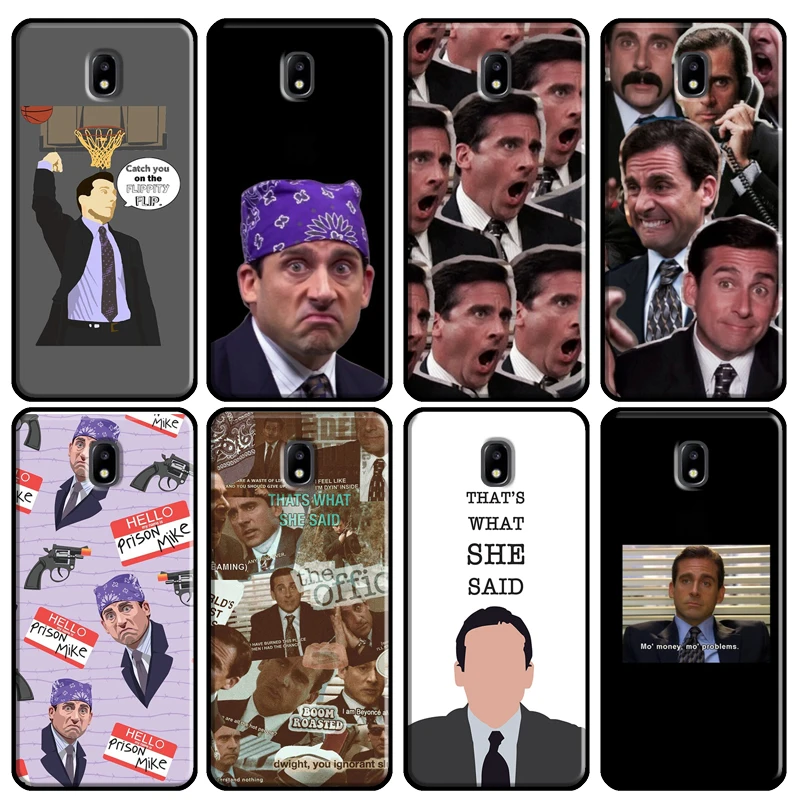 Custodia Per Umorismo Divertente Michael Scott The Office Per Samsung Galaxy J7 J3 J5 2017 A3 A5 2016 J4 J6 A8 A6 Plus J2 Core J8 2018 Custodia