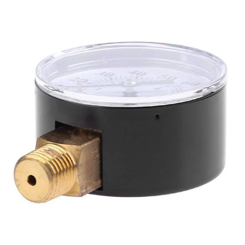 Датчик давления 0-100 Psi 0-7Bar 1/8 дюйм; NPT Боковое крепление манометр циферблат воздушный измерительный прибор для компрессора гидравлический