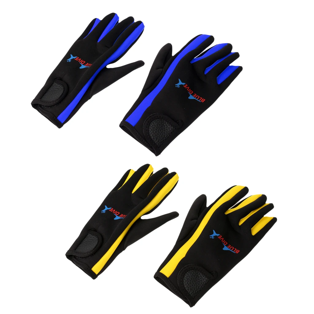 2 Pairs 1.5mm Neoprene Gloves- Anti-scratch Anti-slip Comfortable& Durable