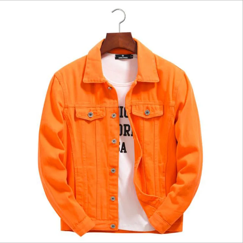 Men Jackets 2021 Streetwear Denim Jacket Casual Fashion  Spring Autumn New Cotton Mens  Cowboy Jean Jackets And Coats