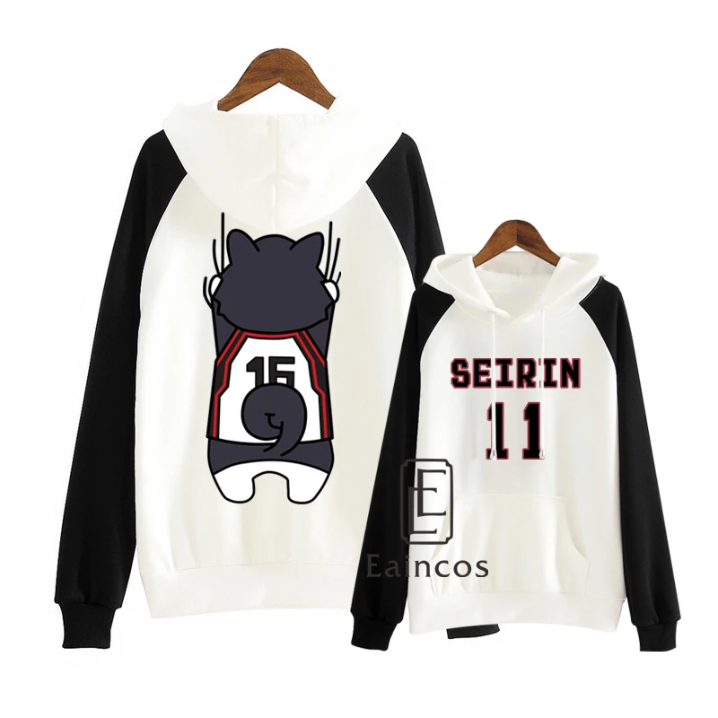 Аниме Kuroko no Basuke Kuroko Tetsuya толстовки Косплей Карнавальный костюм пальто с капюшоном толстовки