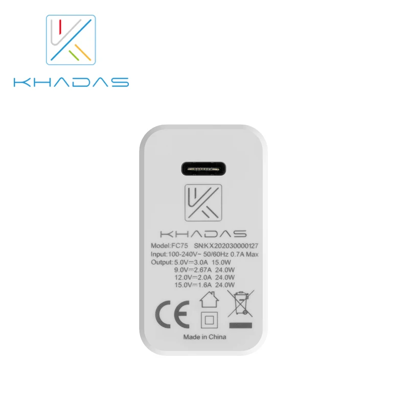 Khadas Usb-c ue Reino Unido Adaptador 24w Eua - - Imagem 6
