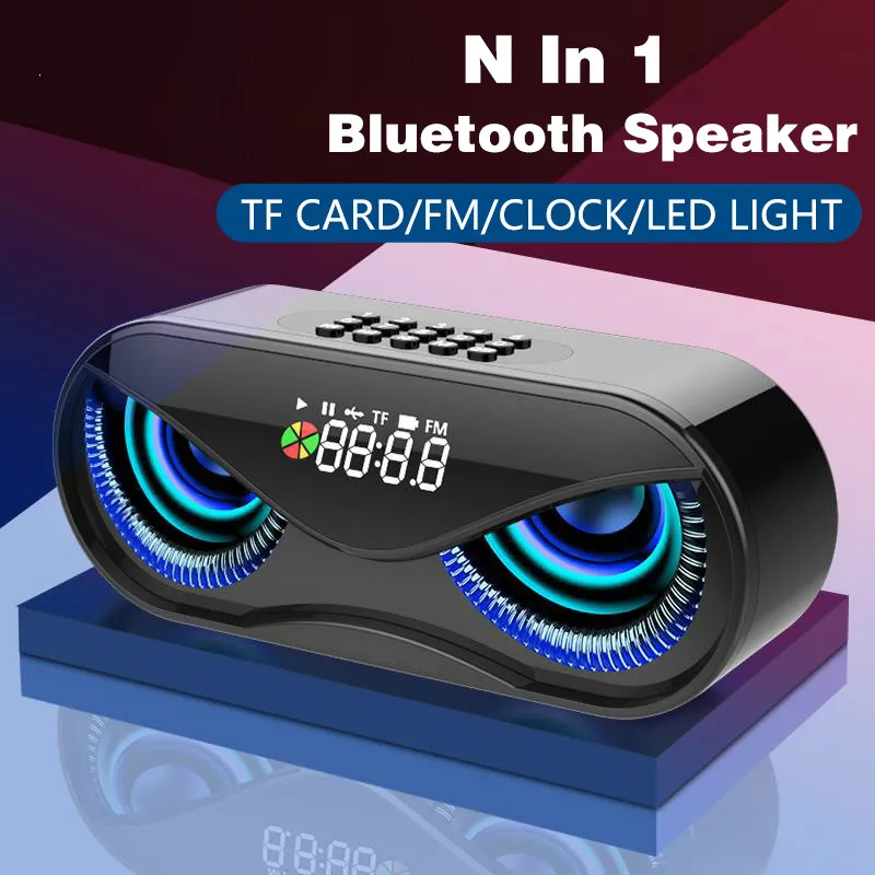 Portable Speakers Bluetooth Column Wireless Bluetooth Speaker Powerful High BoomBox Outdoor Bass HIFI TF FM Radio with LED Light Portable Speakers Bluetooth Column Wireless Bluetooth Speaker Powerful High BoomBox Outdoor Bass HIFI TF FM Radio with LED Light