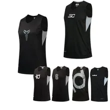 Баскетбольный жилет James Black Mamba Owen Curry, свободные быстросохнущие тонкие дышащие баскетбольные футболки