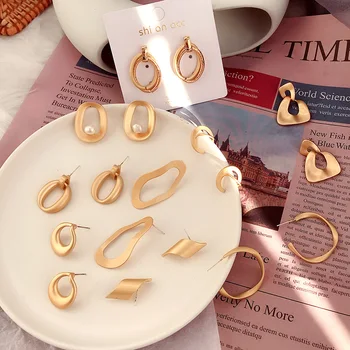 

30 Pairs/lot fashion women stainless steel earring lot jewelry wholesale top quality stainless steel jewelry earrings 201029-20