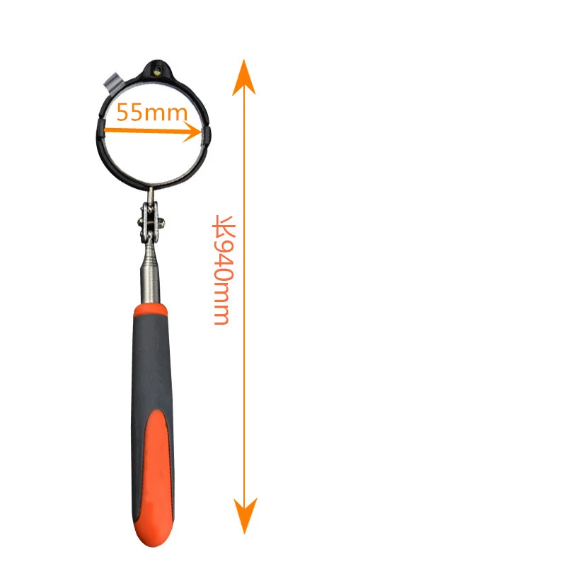  3pcs Adjustable Repair Vehicle Chassis Telescopic Inspection Mirror with LED Light