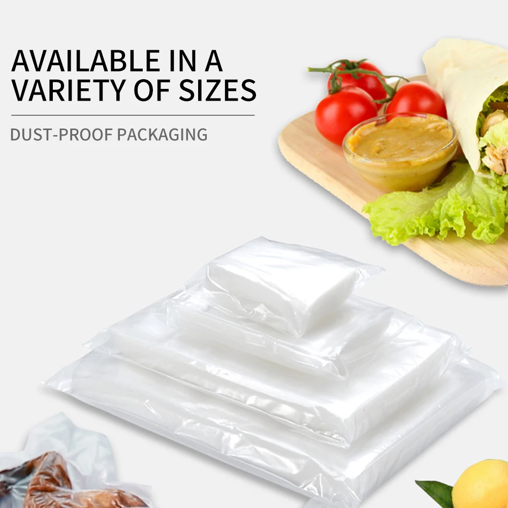 FUNHO 100 шт./лот, вакуумный упаковщик для пищевых продуктов, посылка, пакеты для хранения продуктов, Sous Vide, вакуумная упаковочная машина, сохраняющая свежесть для кухни