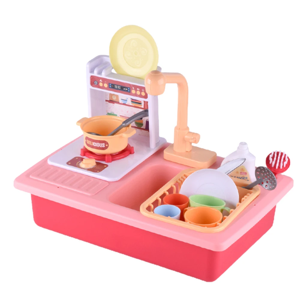 Preschool Girls Boys Simulated Kitchen Dishwasher Pretend Play Toy Kids Role Playing Game Lovely Children Gift | Игрушки и хобби