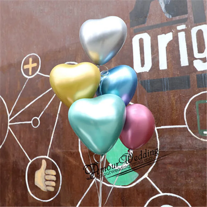 10pcs-10inch-New-Glossy-Metal-heart-Latex-Balloons-Thick-Chrome-Metallic-Colors-Inflatable-Air-Balls-Globos (2)