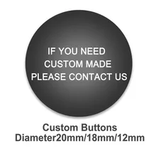 Новые DIY пользовательские кнопки 12 мм/18 мм/20 мм круглые фото стеклянные кнопки ювелирные изделия оптом персонализированные фото