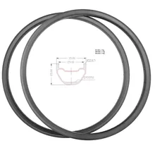 27,5 er Углеродные mtb дисковые колеса AM 35x25 мм 650B карбоновые MTB бескамерные колеса для горного велосипеда клинчерная покрышка mtb велосипедные Диски ERD 552 мм