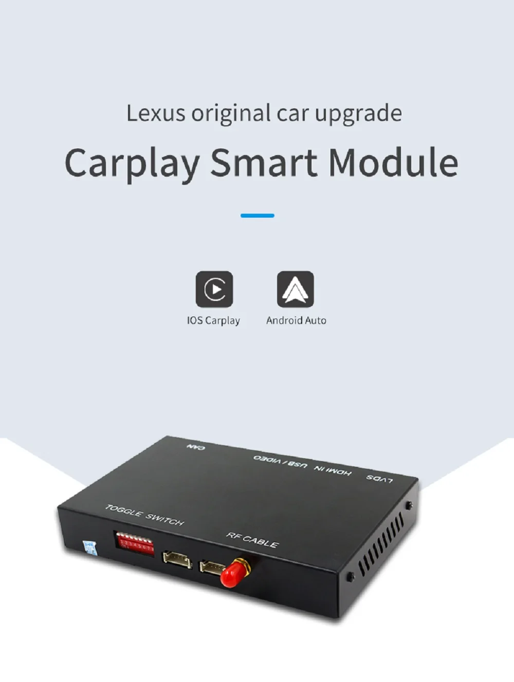 Carlinkit для Lexus NX ES US iS CT RX GS LS LX LC RC- Мультимедиа беспроводной Apple CarPlay и Android авто комплект модернизации