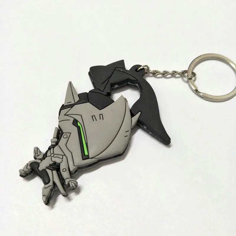 Горячие модели мультфильм Warcraft Overwatch пвх текстура мягкий клей брелок кулон креативный подарок продвинутый, оборудование брелок игрушка