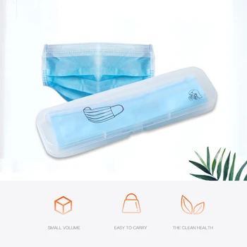 

Hot Sale Mouth Mask Storage Box Disposable Face Mask Storage Clip Container Mask Dustproof Storage Organizer Mask Container