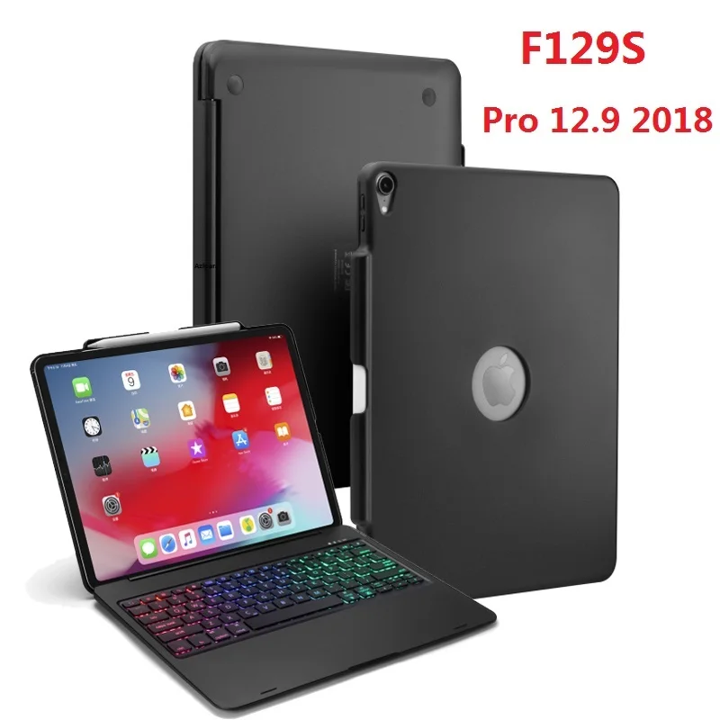 Folio светодиодный чехол с подсветкой для iPad Pro 12,9 чехол-карандаш с клавиатурой беспроводной Blutooth для iPad Pro 12,9 дюйм чехол для клавиатуры