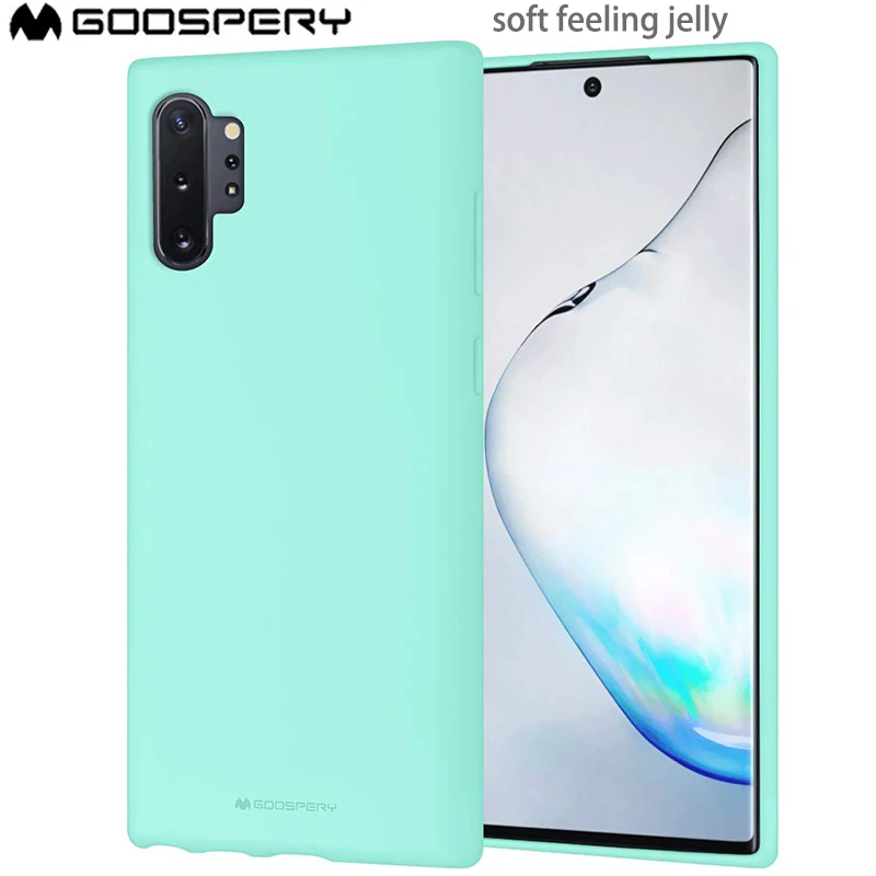 

MERCURY Goospery Original Soft Feeling Jelly Slim TPU Case Cover For Samsung Galaxy NOTE 10 note 10 plus