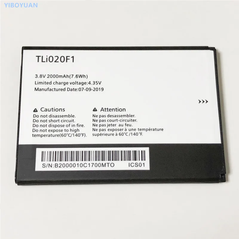 3,8 V 2000mAh TLi020F1 для Alcatel U5 4G/5044D 5044Y 5044i 5044T батарея+ YIBOYUAN SS-C1 зарядное устройство