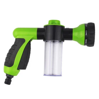 

8 In 1 Jet Sprayer Soap Dispenser Garden Watering Hose Nozzle Car Washing Tool