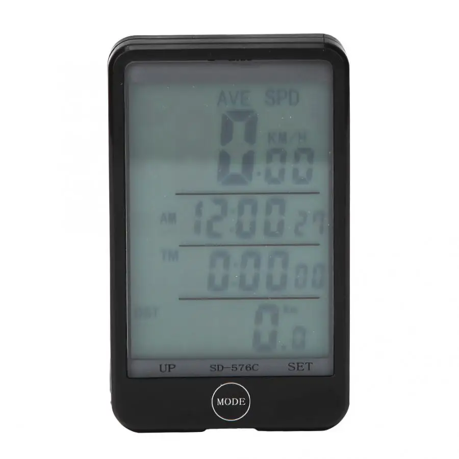 

Bicycle Stopwatch Large Touch Screen Bike Wired Speedometer Odometer Computer Backlight Waterproof Bike Speedometer Computer
