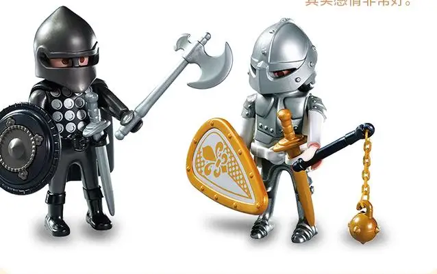 

6847 high quality original Playmobil of the knight duo Polly pocket building block