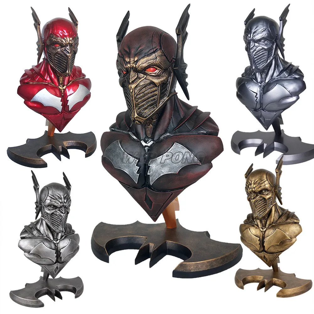

32CM DC Dark Knight Batman Red Death Dolls Toys Resin Statue Bust Action Figure Collectible Model Toy Gift