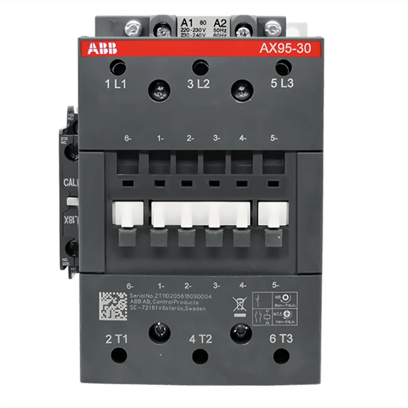 Контактор переменного тока ABB 95A 3P AX95-30-11 Напряжение катушки AC220V AC110V AC24V AC380V