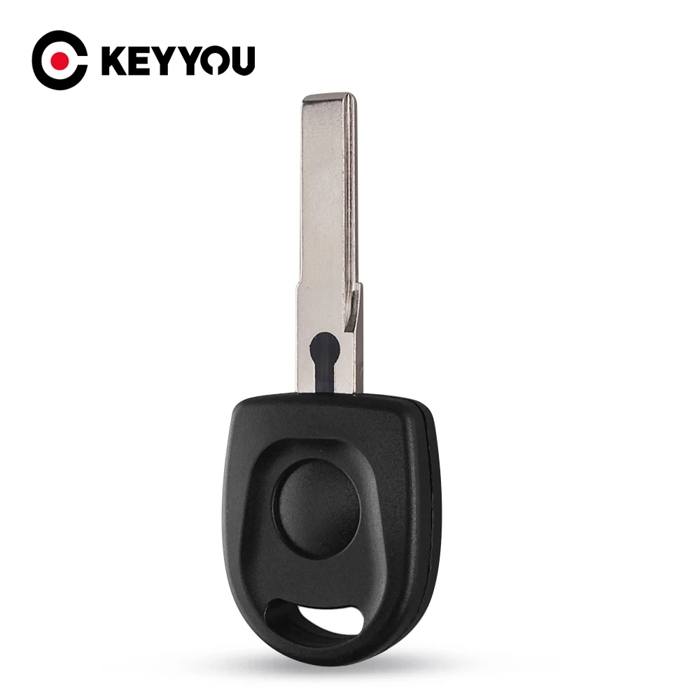 Чехол KEYYOU 10ps Uncut HU66 Blade для VW Volkswagen Polo Golf SEAT Ibiza Leon SKODA Octavia Transponder|Ключ от авто| |