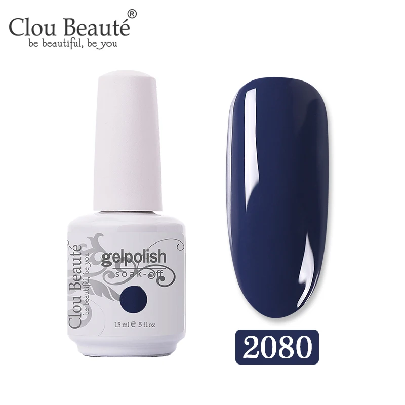 Clou Beaute Теплые цвета Осенняя Серия гель для ногтей 15 мл Желтый Оранжевый чистый цвет ногтей светодиодный Гель-лак для ногтей гибридные Лаки дизайн ногтей - Цвет: 2080