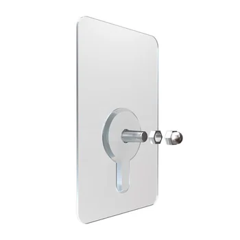 

10pcs Punch-free Non-marking Screw Stickers Wall Picture Hook Invisible Traceless Hardwall Drywall Picture Hanging Kit for Pictu