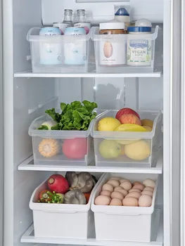 

Large Transparent Food Storage Box Kitchen Plastic Box Storage Contain Sealed Home Organizer Food Container Refrigerator Storage