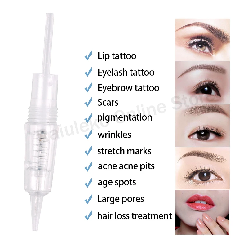 50/100 шт R1/R1 тупым/R2/R3/R5/R7/F3/F5/F7 одноразовые винт картридж игл для татуажа