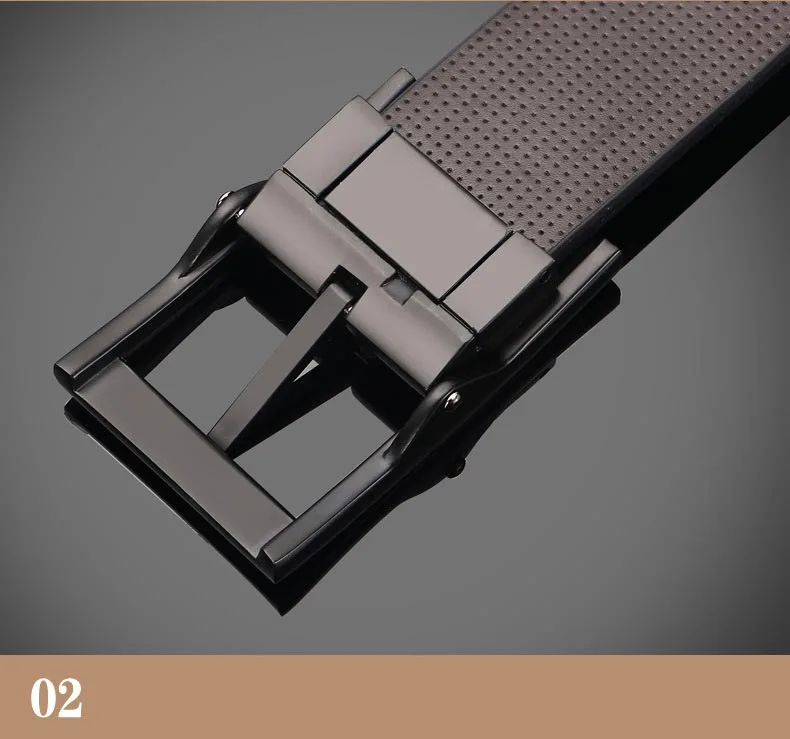 Deepeel 1 шт., 3,3 см* 105 см-125 см, мужской ремень с пряжкой, высокое качество, модный мужской ремень из коровьей кожи, индивидуальный простой мужской ремень YK688