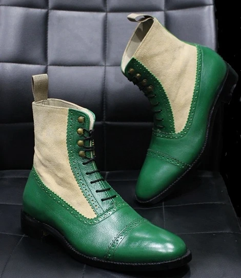 

Men PU Leather Fashion Shoes Low Heel Lace-up Boots Low Heel Ankle Winter Martin Boots Vintage Classic Male Casual Boots LK028