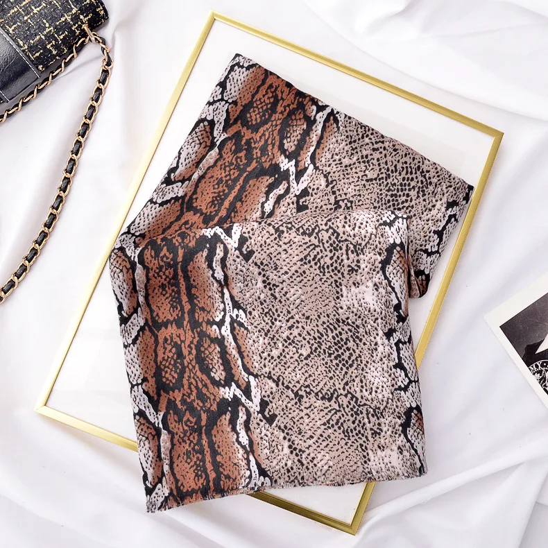 

2020 FASHION hijab scarf for women autumn winter vintage long snake pattern SCARF Headband Foulard Sjaal Wrap Hijab Snood