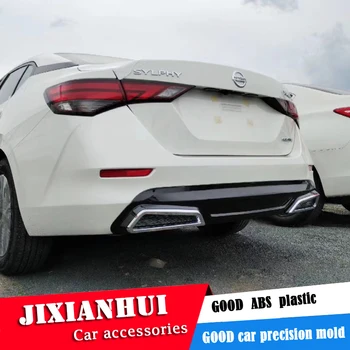 

For Nissan Sentra Body kit spoiler 2020-2021 For SYLPHY ABS Rear lip rear spoiler front Bumper Diffuser Bumpers Protector