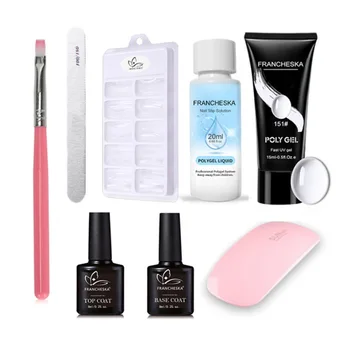 

Nail Lamp Crystal Light Therapy Manicure Extension Gel Set 8 Piece