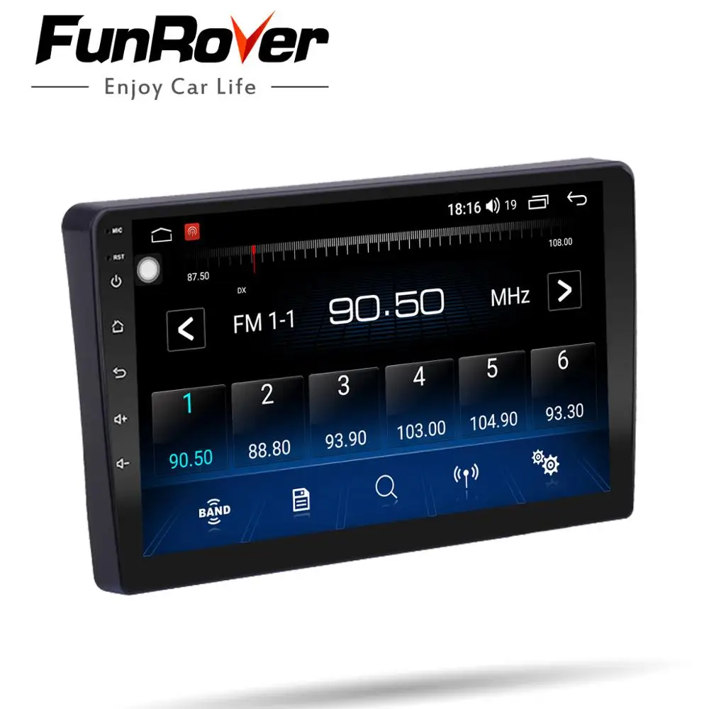 Funrover для LADA BA3 Granta Sport 2011- android 9,0 автомобильный Радио мультимедийный плеер Авторадио Навигация gps 2 din dvd ips 2.5D