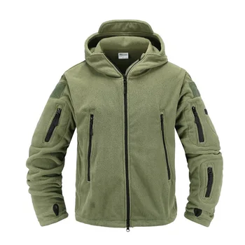 

Tactical fleece jacket Military Uniform Soft Shell Casual Hooded Jacket Men Thermal army Clothing