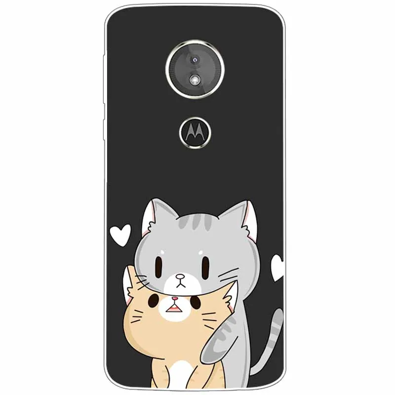Animal Design TPU Soft Silicone Clear Case for Motorola Moto G6 Series