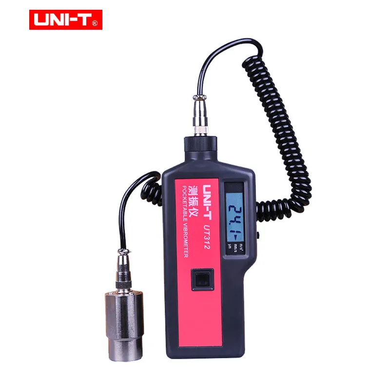 UNI-T UT312 Сплит Виброметр тестер вибрации ускорение/скорость/смещение измерения Удержание данных автоматическое выключение
