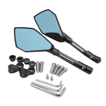 

Motorcycle Cnc Aluminum Rear View Mirror Side Mirror Mirror Modification Accessories For Yamaha Sports Car Rizoma Motorcycle Acc
