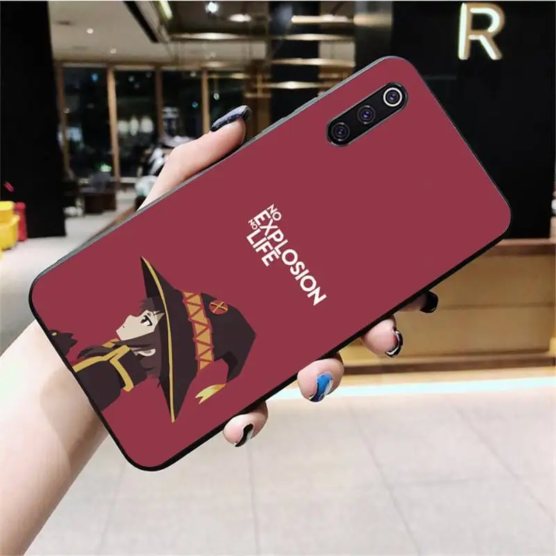 xiaomi leather case hard Konosuba Megumin Luxury Unique Phone Cover for Xiaomi Mi 10 Pro lite Mi9 9SE Pocophone F1 Mi 9T Pro Note 10 lite xiaomi leather case cosmos blue