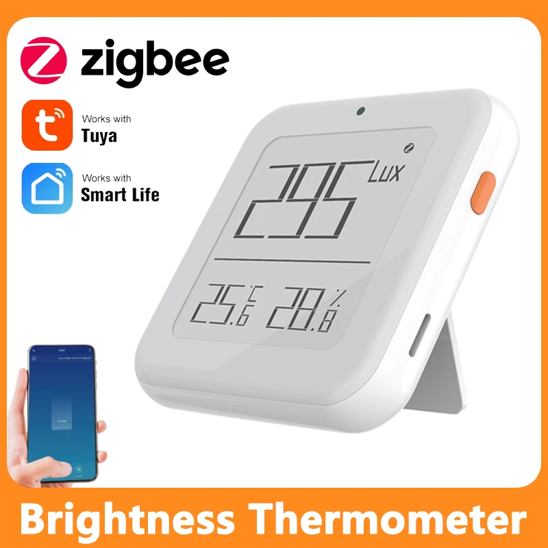 Moes Tuya Smart Zigbee Light Temperature Humidity Sensor Smart Home