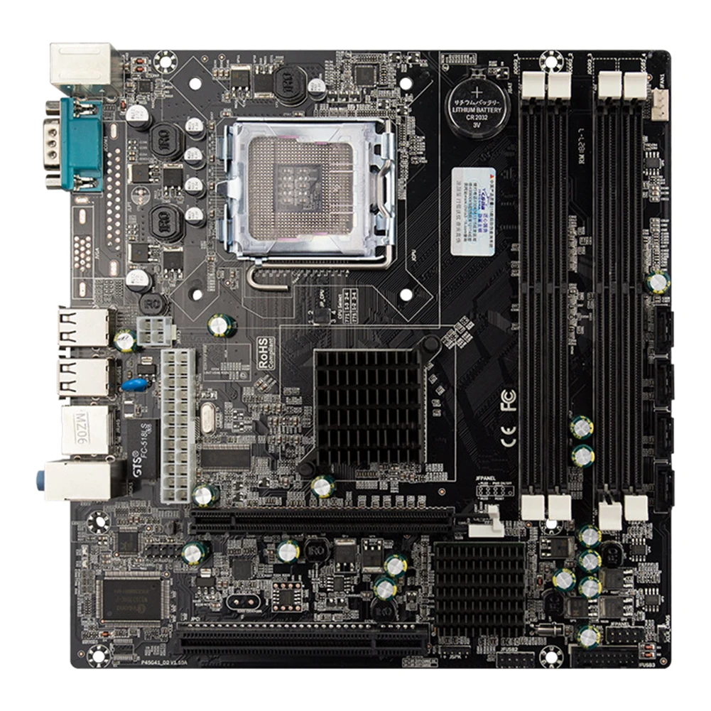 Аксессуары материнская плата Настольный ПК домашний компьютер USB2.0 LGA771 775 PCI-e SATA2.0