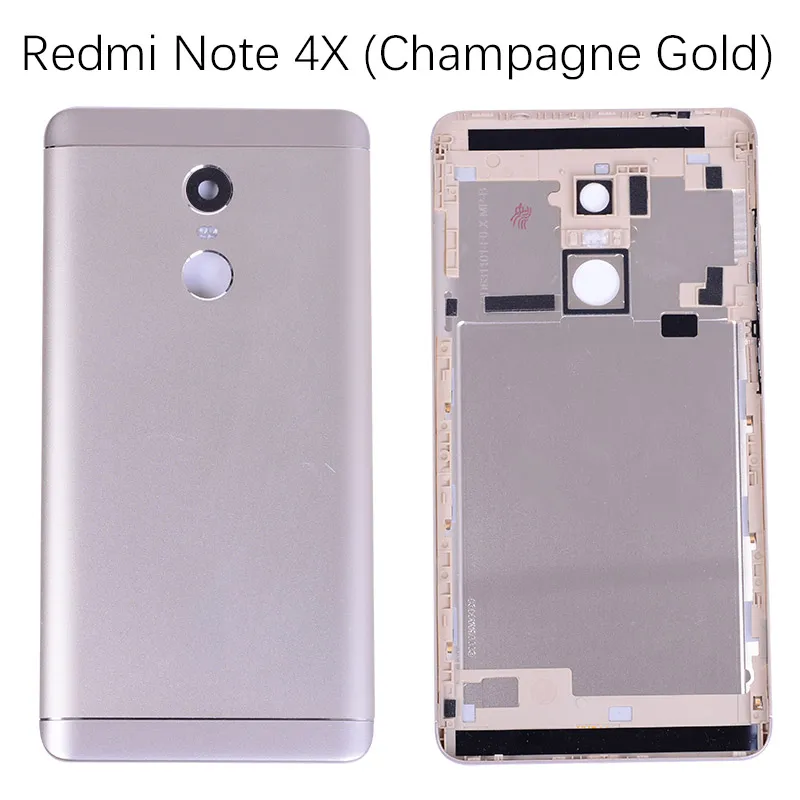 Задний корпус для Xiaomi Redmi Note 4x задняя крышка Батарейная дверь для Redmi Note 4x Запасные части - Цвет: Note 4X Gold