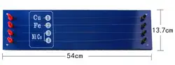 Equipamento de prática de física e resistência elétrica, para experimentação de material de demonstração
