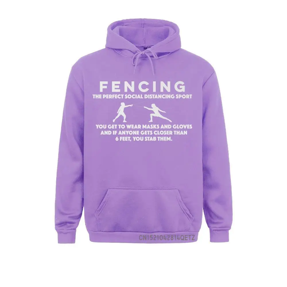 Special Fencing Shirt - Perfect Social Distancing Sport Funny Pun Premium T-Shirt__B13121 Long Sleeve Sweatshirts Summer/Autumn  Hoodies for Men Clothes Casual Fencing Shirt - Perfect Social Distancing Sport Funny Pun Premium T-Shirt__B13121purple